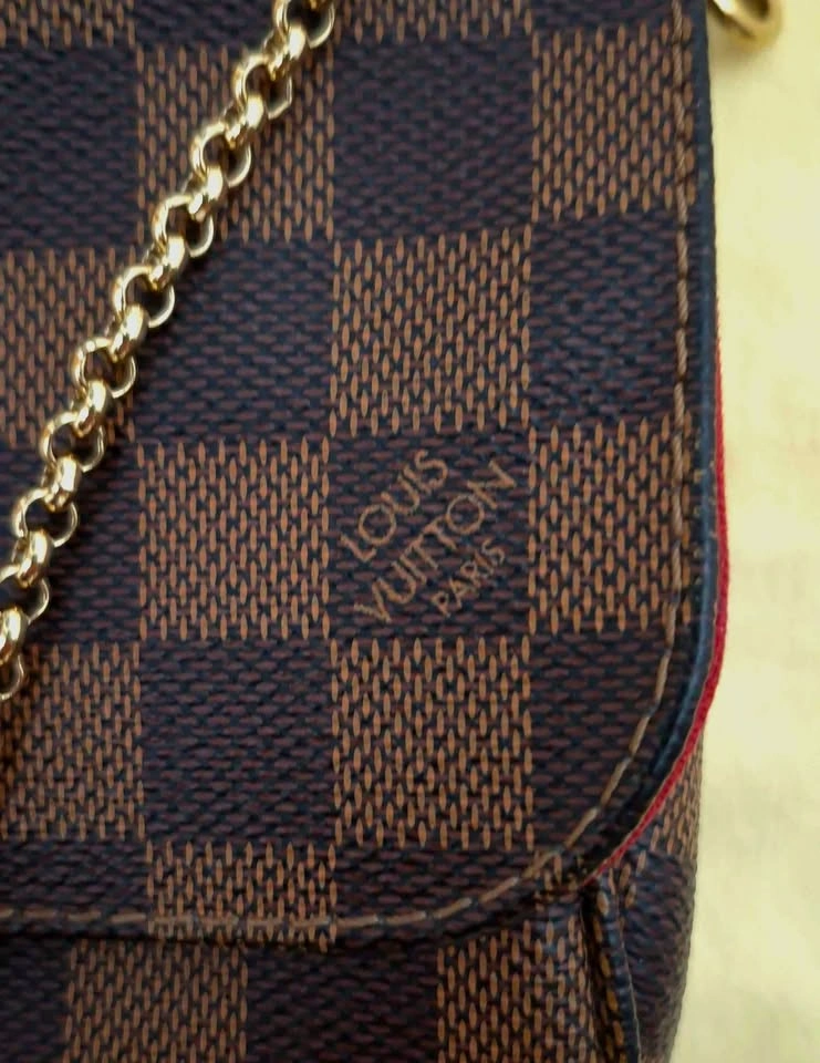 [MINT CONDITION] LOUIS VUITTON Damier Ebene Canvas Favorite PM B - photo 4