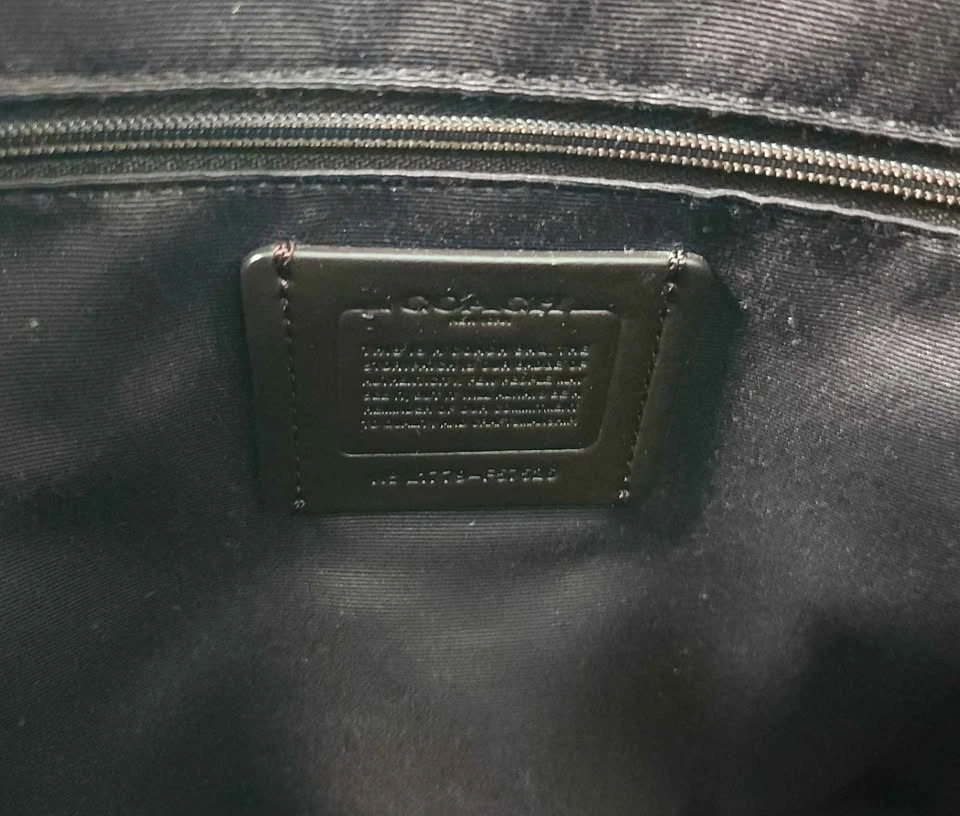 [GOOD CONDITION] COACH Ava Tote Crossgrain Leather White - photo 5