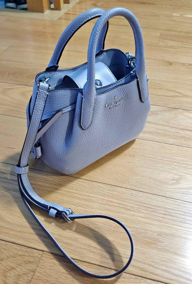 [GOOD CONDITION] KATE SPADE Dumpling Mini Satchel Mountain Grey