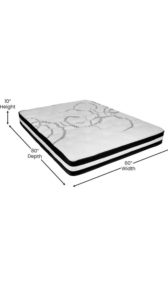 12 Inch CertiPUR-US Certified Hybrid Pocket Spring Mattress