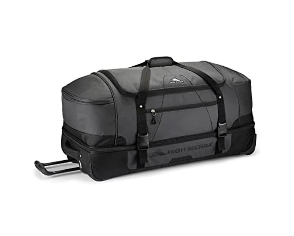 High Sierra Fairlead 34” Drop Bottom Wheeled Duffel Bag