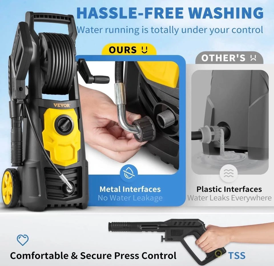 VEVOR Electric Pressure Washer 2000 PSI 1.65 GPM - photo 5