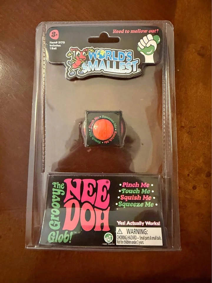 World’s Smallest Original NeeDoh Groovy Glob Mini Stress Ball