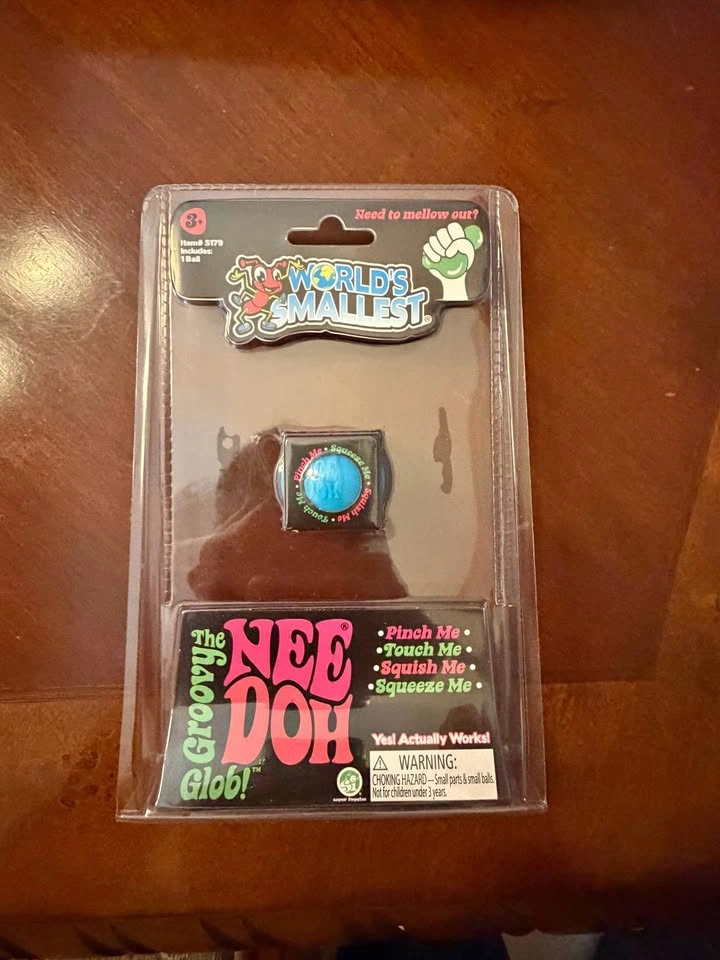 World’s Smallest Original NeeDoh Groovy Glob Mini Stress Ball