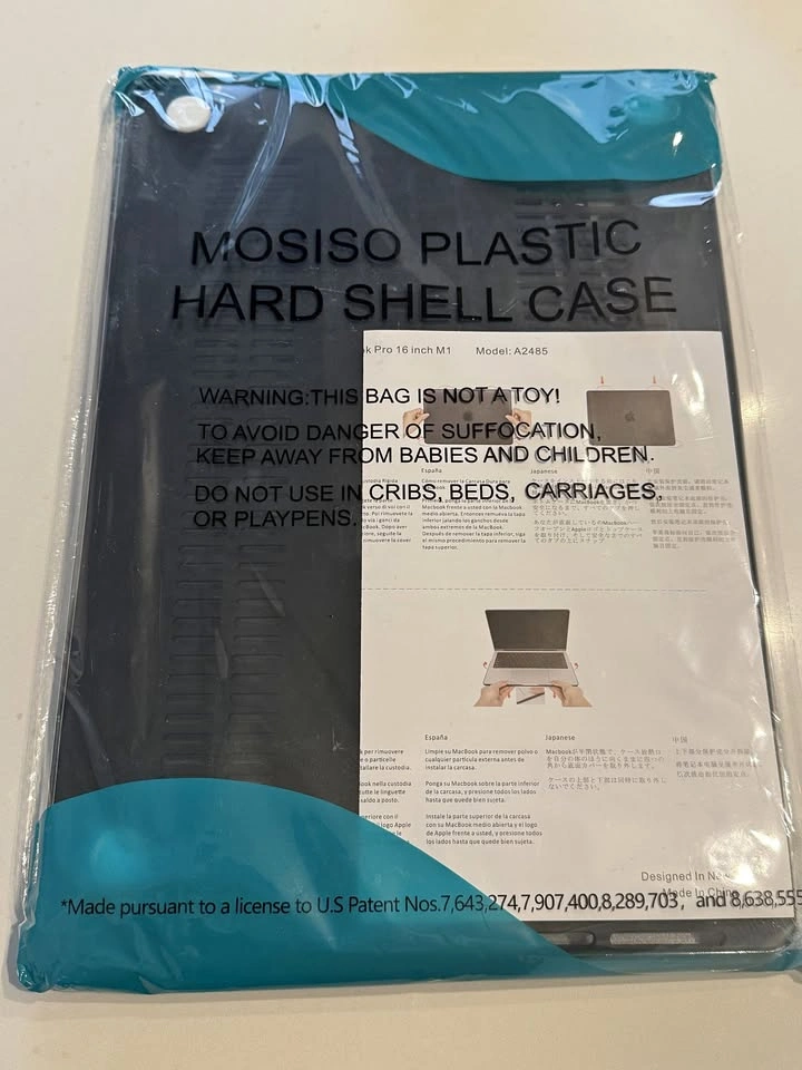 MOSISO MacBook Pro 16" Hard Shell Case Set (Black) - New