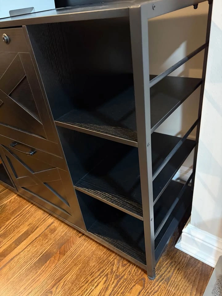 Tall File cabinet with drawers and shelves - photo 4