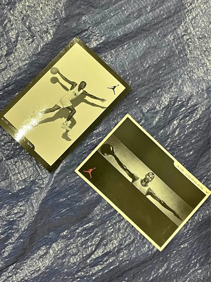 Nike Air Jordan V + VII Retro Cards