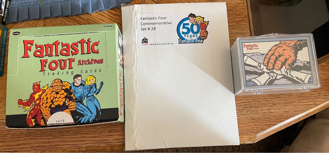 Marvel Fantastic Four Trading Card Collector Lot