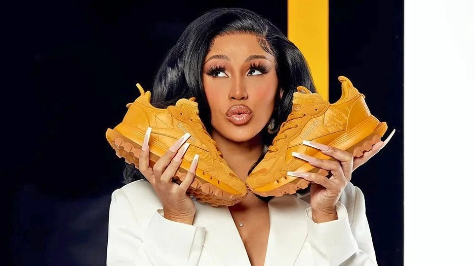 Cardi B x Reebok Classic Leather Shoes