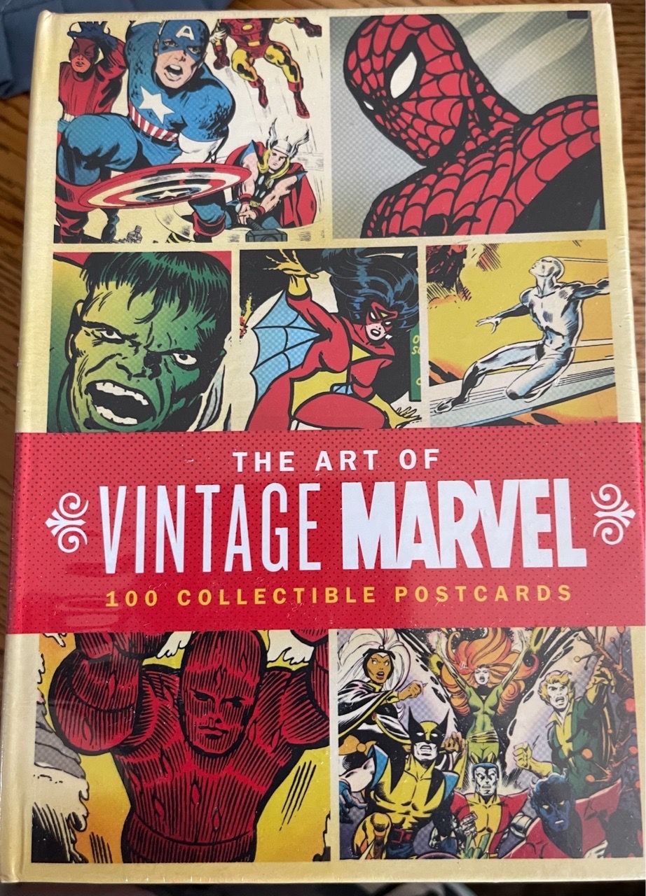 The Art of Vintage Marvel: 100 Collectible Postcards Set