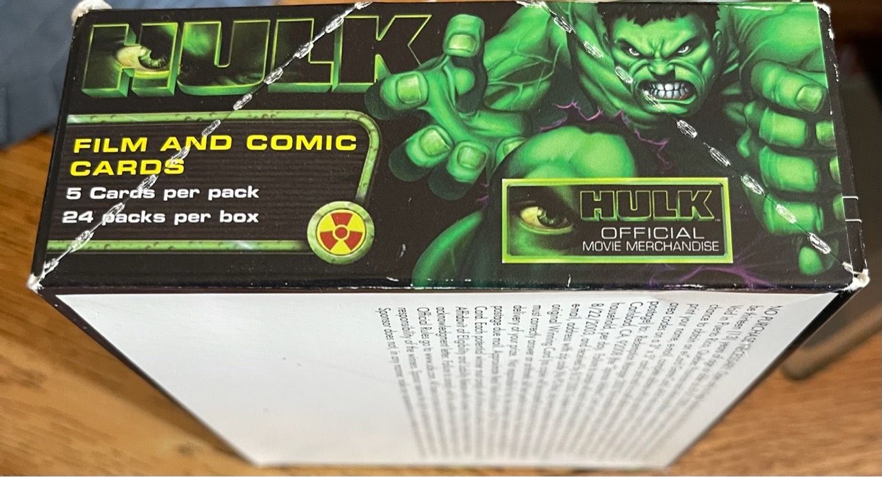Upper Deck Hulk Film and Comic Trading Cards Box Set - photo 4