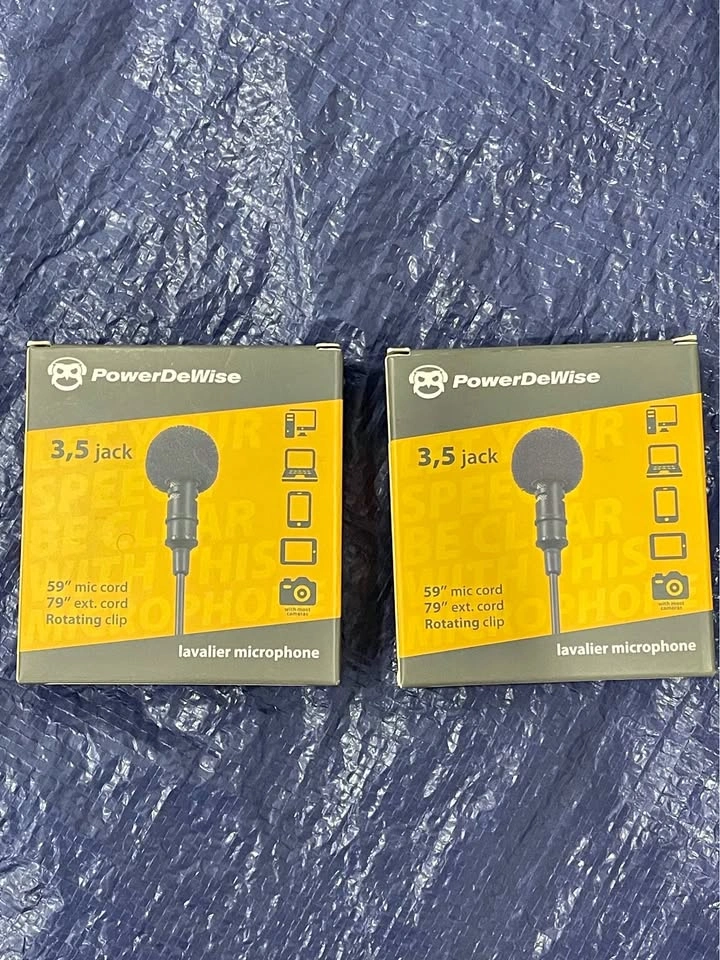 Interview/Podcast Lav Lapel Microphones