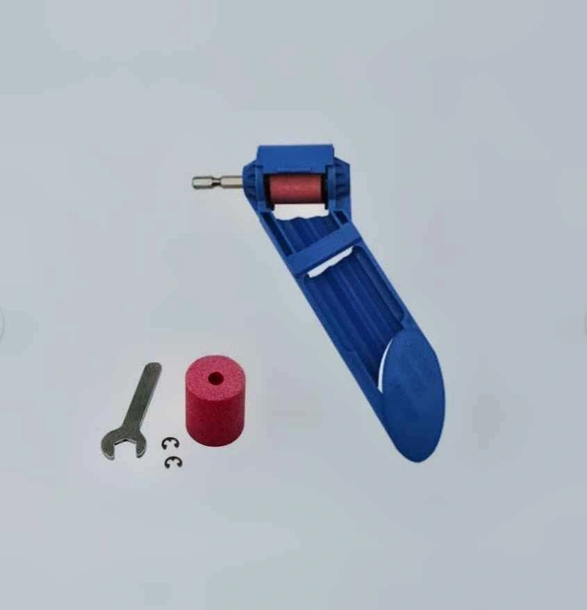 NEW DRILL BIT SHARPENER WITH SPARE GRINDING WHEEL - photo 2