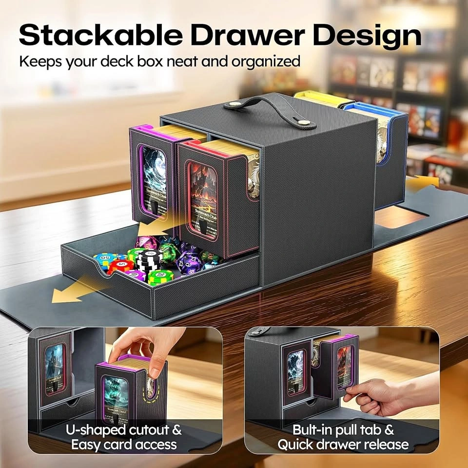 Brand New Commander Deck Box, 4-Deck Modular Case