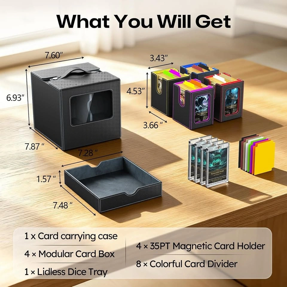 Brand New Commander Deck Box, 4-Deck Modular Case - photo 4