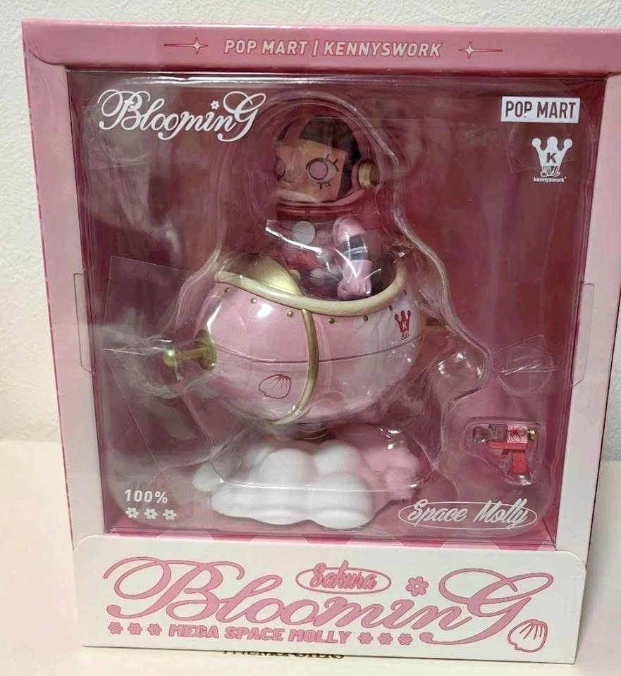 Authentic POP MART MEGA SPACE MOLLY 100% Blooming Sakura