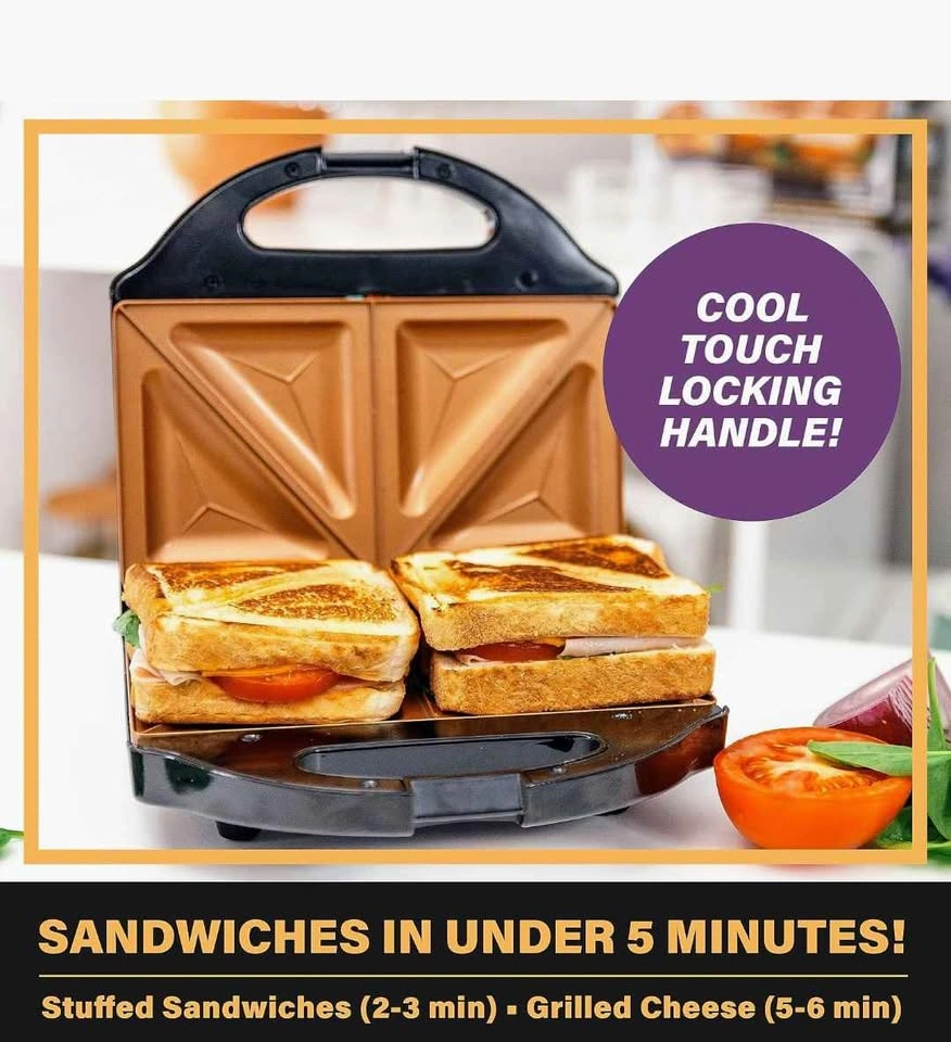 GOTHAM STEEL SANDWICH MAKER - photo 4
