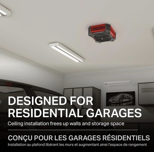 SPIDER 240V Instant Heat Garage Ceiling Heater - photo 2