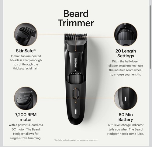 MANSCAPED The Beard Hedger Premium Men's Beard Trimmer - photo 2