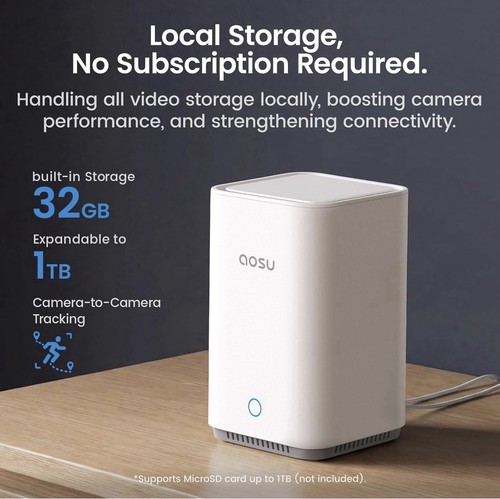 aosu 2K QHD Battery Security Cameras Wireless Outdoor System - photo 4