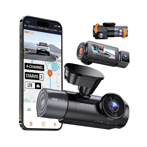 VanTrue Nexus Series 5S N5S 4-Channel Dash Cam