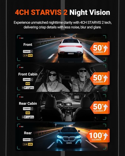 VanTrue Nexus Series 5S N5S 4-Channel Dash Cam - photo 4