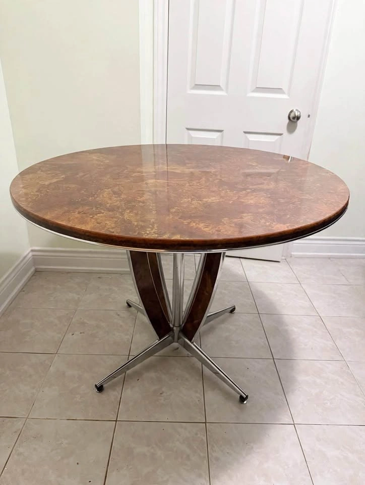 Round Dining Table + 4 Chairs - photo 2