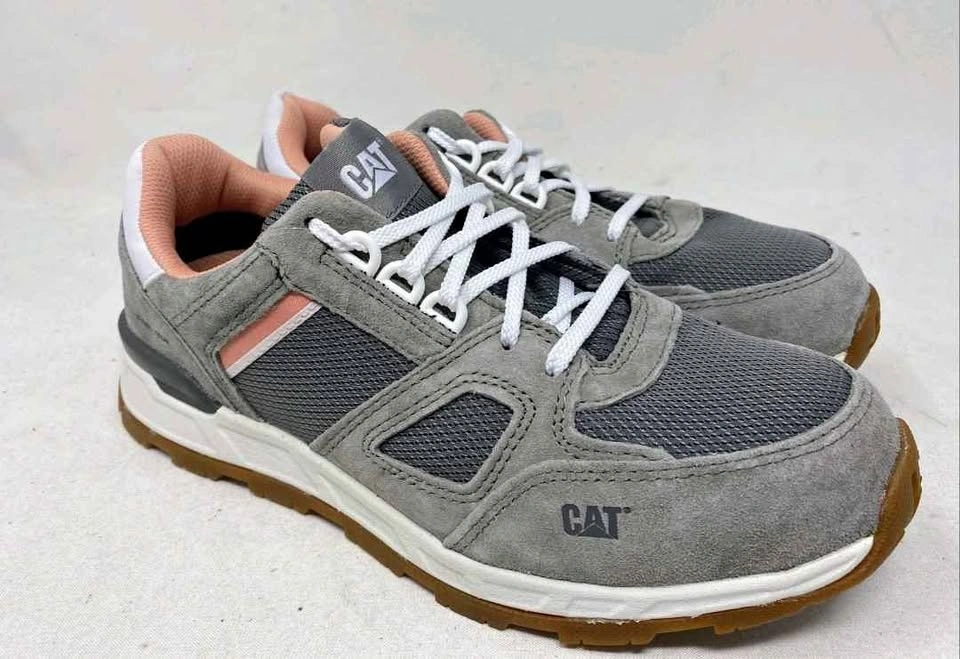 Womens CAT STEEL TOE WORK SHOES SZ 7