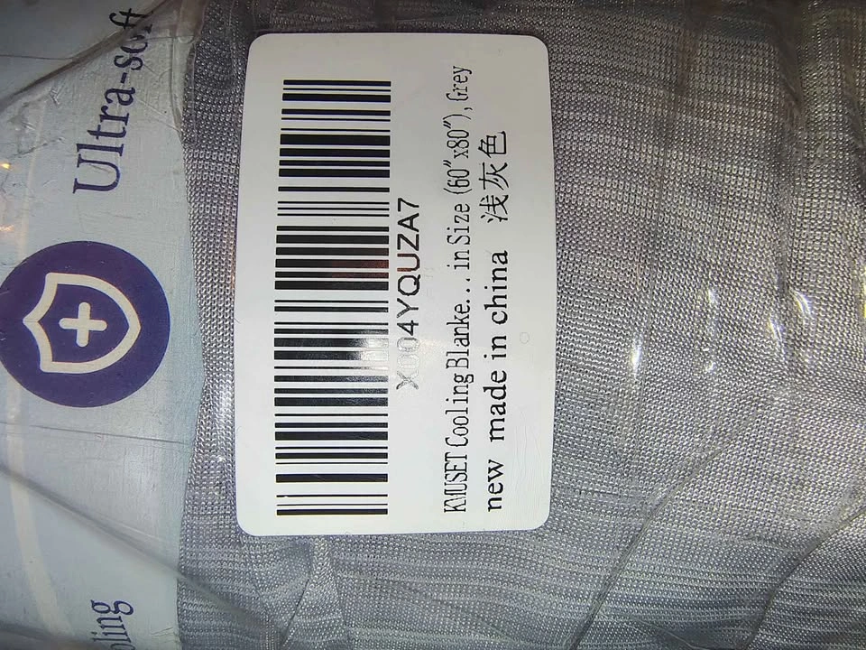 Brand New KMUSET Cooling Blanket (Twin Size 60" x 80") – Light G - photo 3