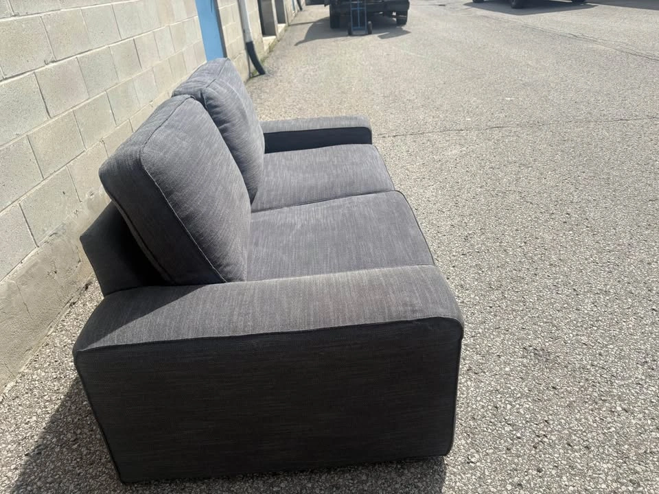 Grey IKEA KIVIK love Seat - photo 4