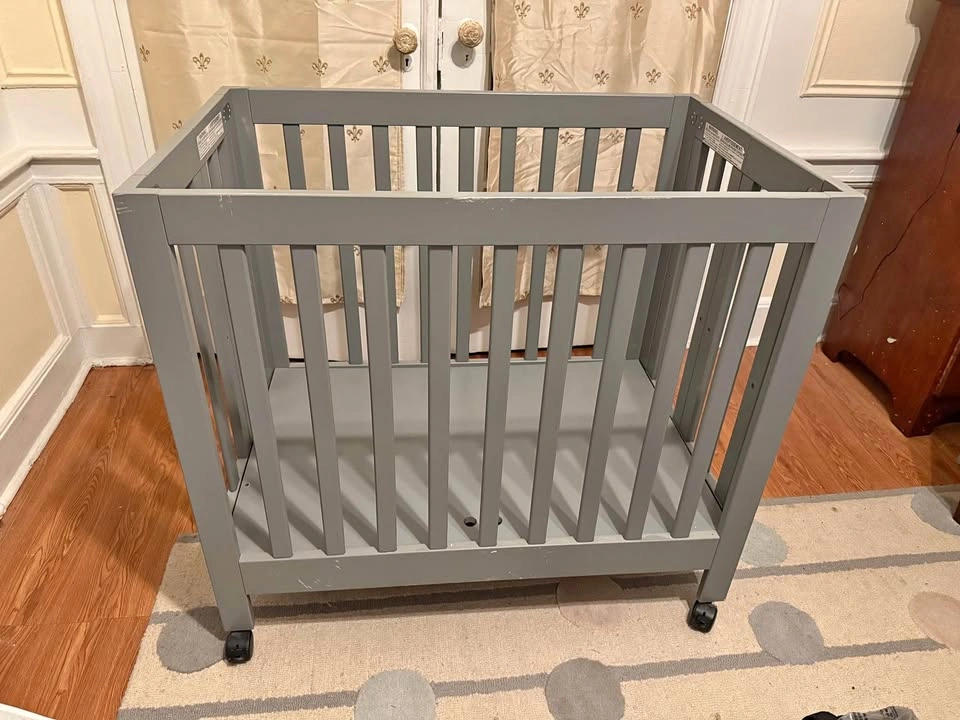 Babyletto Origami Mini Portable Crib and Baby Mattress