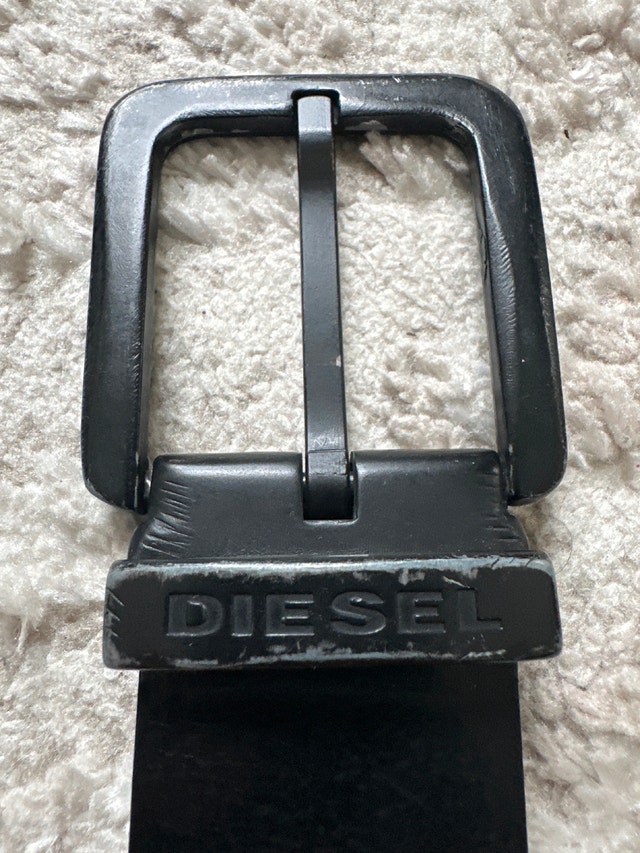 Diesel mens B-rublo Belt, black, size 95/38. - photo 2