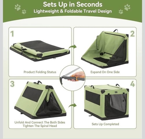Petsfit Dog Crates for Medium Dogs, 36" L x 24" W x 23" H - photo 3