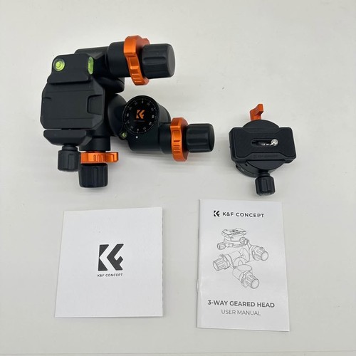 K&F CONCEPT 3-Way Geared Tripod Head - photo 4