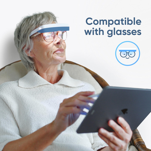 Luminette 3 Light Therapy Glasses Wearable SAD Energy Visor - photo 5