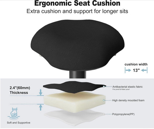 Wobble Stool for Standing Desk - Height Adjustable Ergonomic Off - photo 5