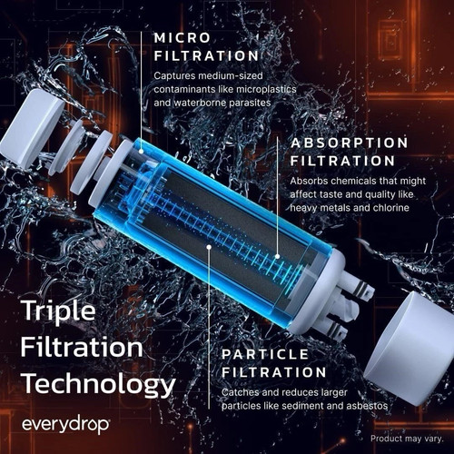 New EveryDrop The Orange Filter Refrigerator Ice & Water Filter - photo 2