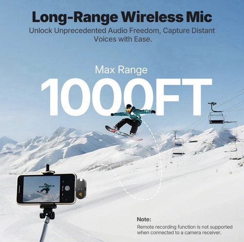 MAONO Wave T5 Wireless Lavalier Mini Microphone for iPhone - photo 5