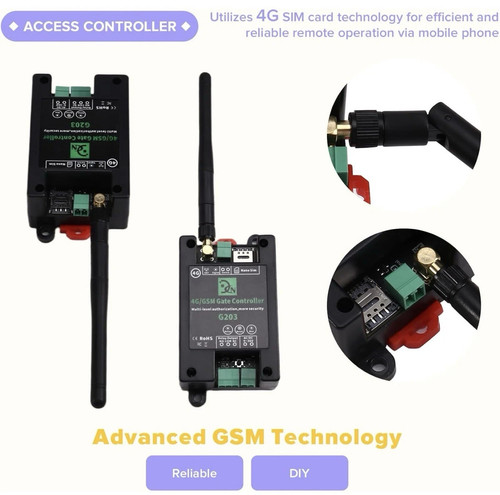 GSM Remote Control Relay G203 4G Door & Gate Opener - photo 4