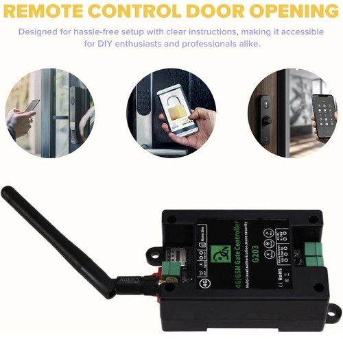 GSM Remote Control Relay G203 4G Door & Gate Opener - photo 5