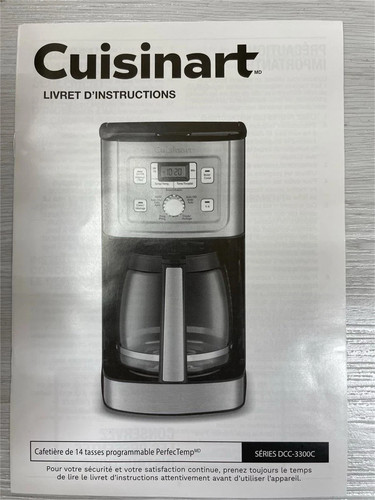 Cuisinart DCC-3300NC 14-Cup Programmable Coffeemaker - photo 4
