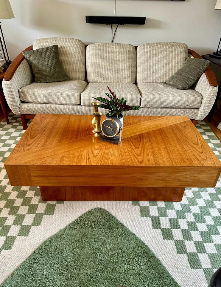 Mid Century Modern Teak Coffee Table RS Associates MCM - photo 2