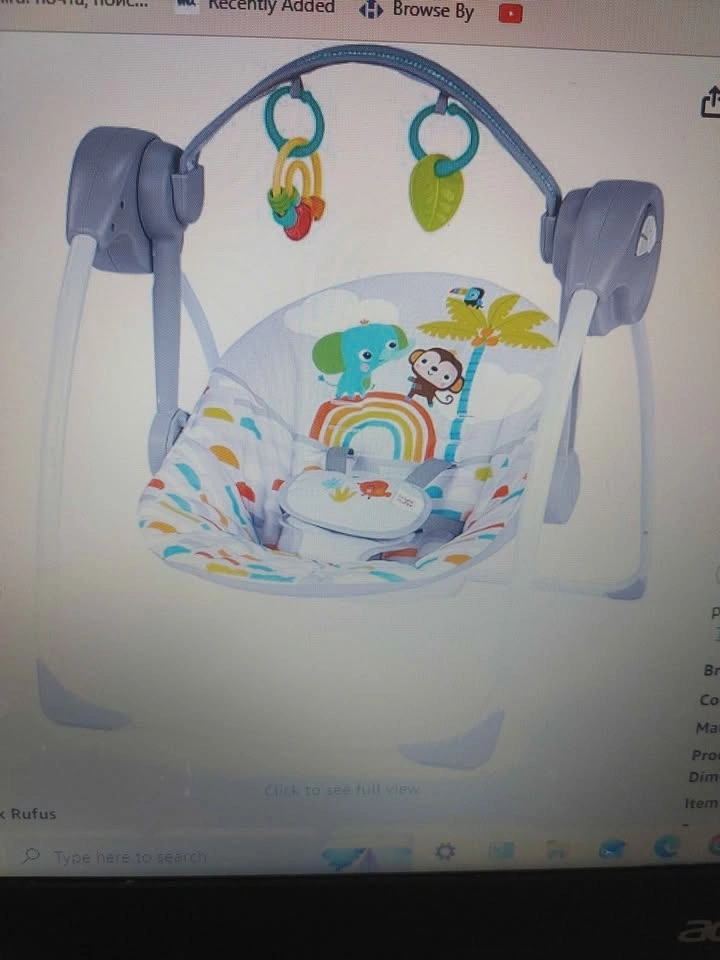 Baby swing - photo 2