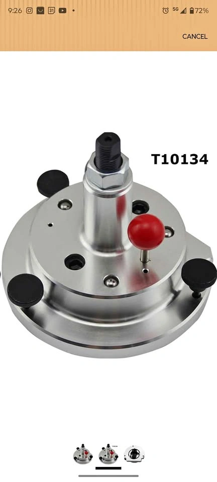 TOOL T10134 TO REMOVE AND INSTALL VW REAR MAIN SEAL 04L 103 171