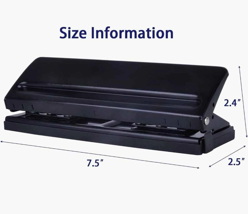 NEW ADJUSTABLE 6 HOLE PUNCH ALL METAL - photo 5