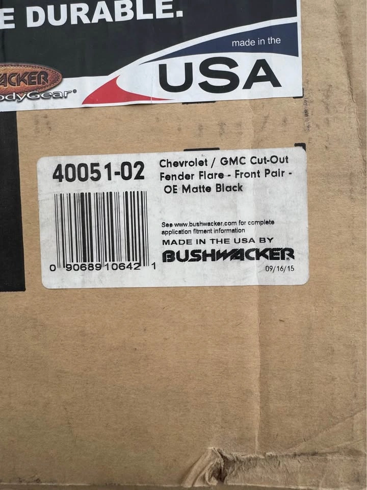 Bushwacker 40051-02 Fender Flares Chevy/GMC Front Pair - photo 2