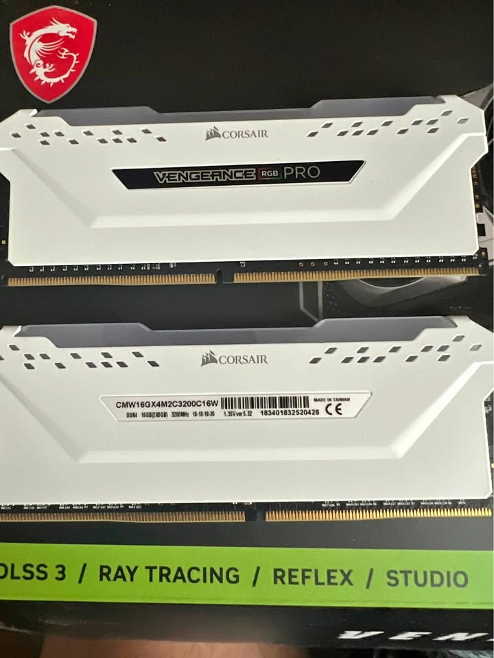 Corsair Vengeance RGB PRO and SL White 16GB RAM Kits