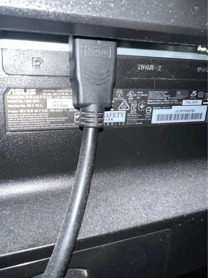 ASUS VP278QG 27" Gaming Monitor - 1080p 75Hz - photo 3
