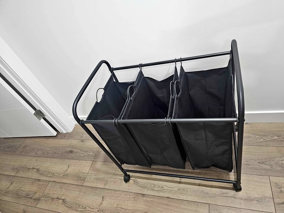 Rolling Laundry Hamper - 3 bags