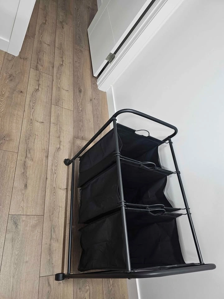 Rolling Laundry Hamper - 3 bags - photo 2